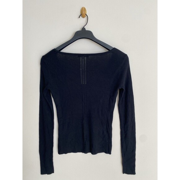 Madewell Merino Wool-Silk Blend Scoopneck Sweater NWT Size L Large - Picture 8 of 13